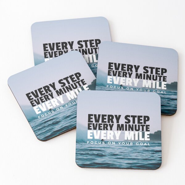 Item preview, Beach Lifestyle Shirt – Every Step Every Mile Inspirational Design designed and sold by Atlantic Flyer Designs.