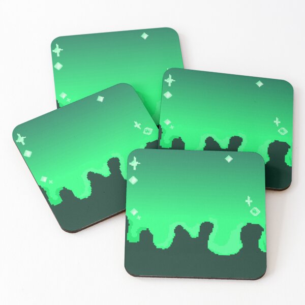 Item preview, Green background print. Pixel fan art. designed and sold by YaroshMaria.