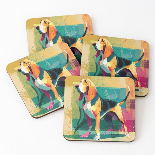 Item preview, Bloodhound painting designed and sold by MendaciousMina.