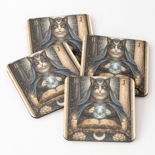 Item preview, Mystic Tarot Cat designed and sold by IzzyPizzy.