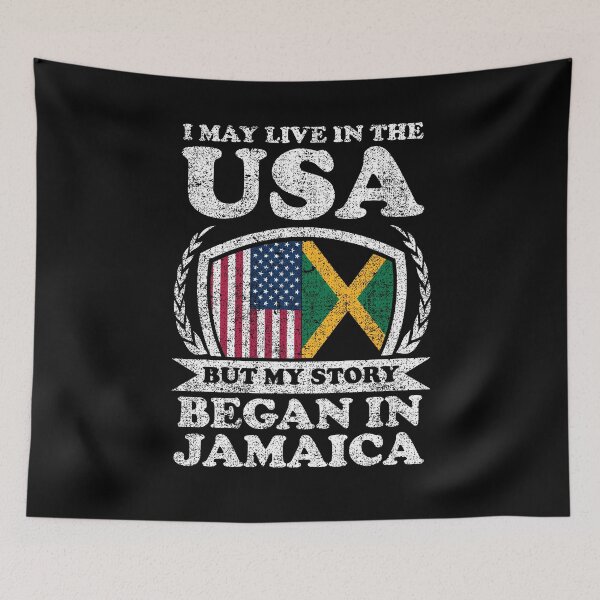 Item preview, I May Live In USA But My Story Began In Jamaica designed and sold by GabbyKash.