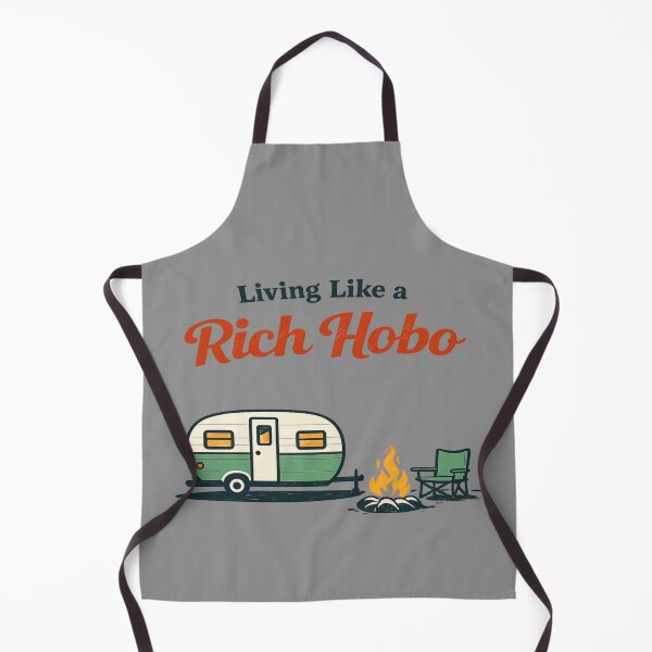 Item preview, Living Like a Rich Hobo Camping Design designed and sold by artbylee01.