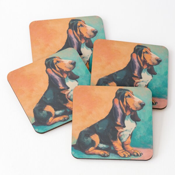 Item preview, Bloodhound painting designed and sold by MendaciousMina.