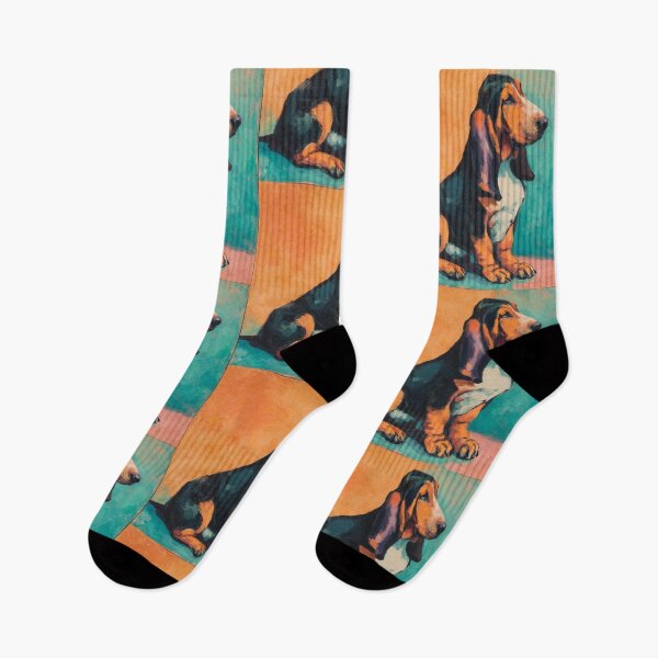 Item preview, Bloodhound painting designed and sold by MendaciousMina.