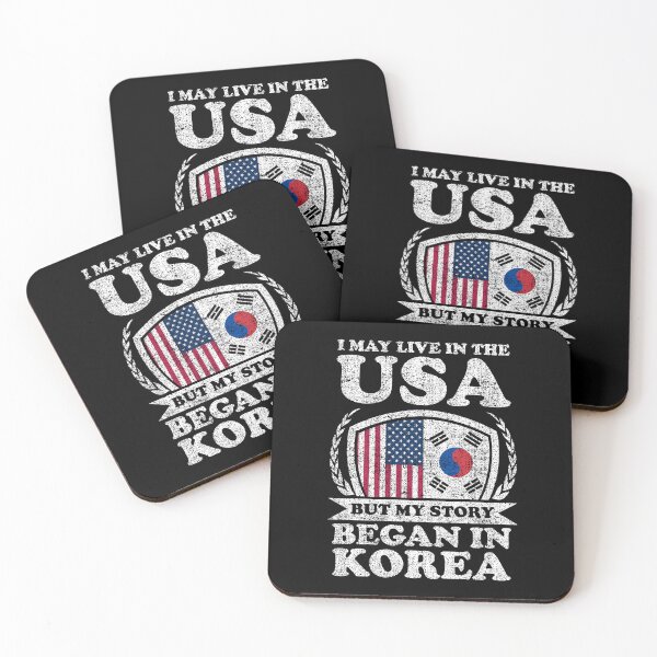 Item preview, I May Live In USA But My Story Began In Korea designed and sold by GabbyKash.