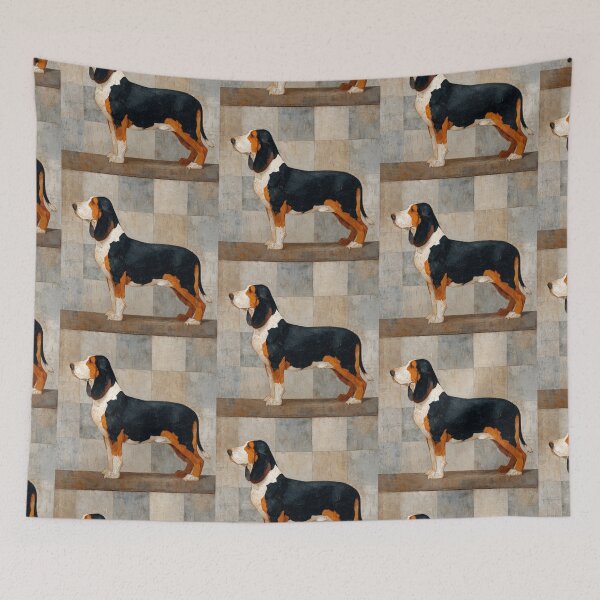 Item preview, Bloodhound painting designed and sold by MendaciousMina.