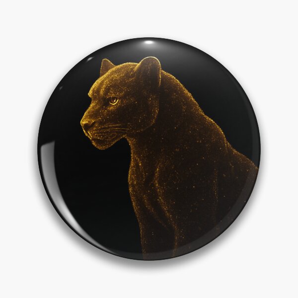 Item preview, Golden Panther Glow | Mystical Sparkling Panther Silhouette designed and sold by WhyNotZuK.