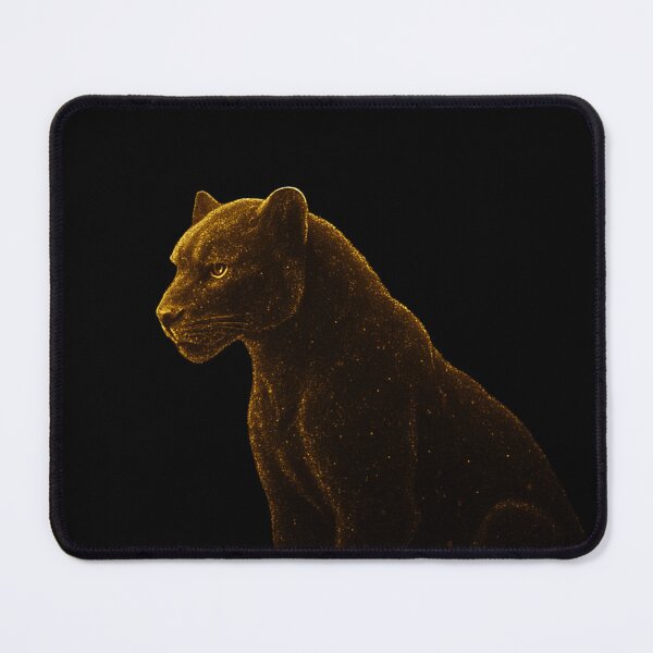 Item preview, Golden Panther Glow | Mystical Sparkling Panther Silhouette designed and sold by WhyNotZuK.