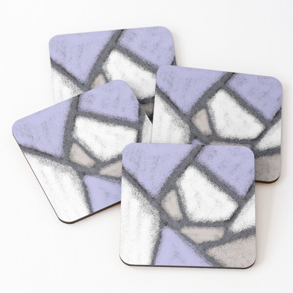 Item preview, Modern abstract diamond design in blue, purple, white and grey designed and sold by Susanna Schorr.