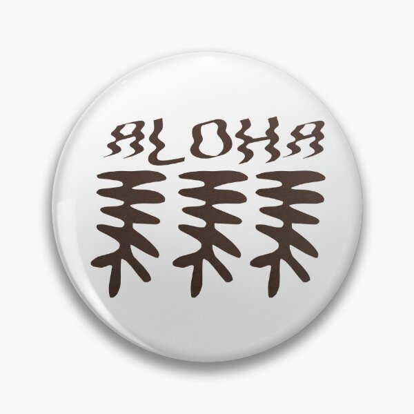Item preview, Aloha Vibes Black and White Graphic Design  designed and sold by ErynRoseDesign.