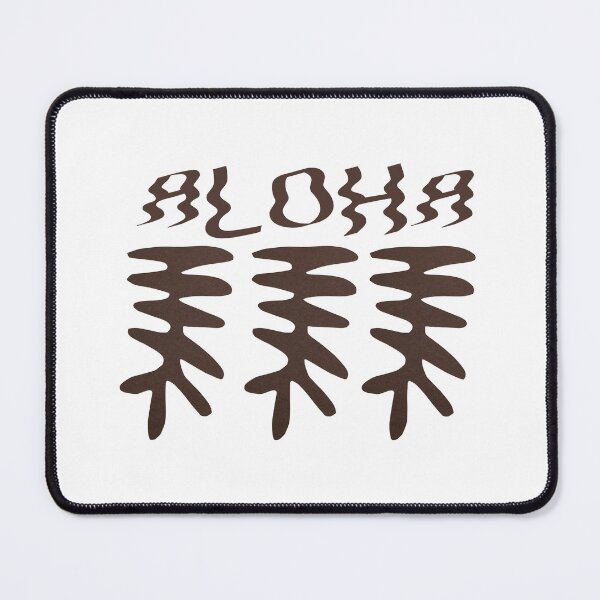 Item preview, Aloha Vibes Black and White Graphic Design  designed and sold by ErynRoseDesign.