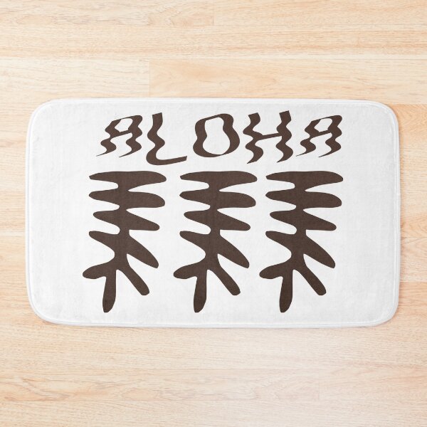 Item preview, Aloha Vibes Black and White Graphic Design  designed and sold by ErynRoseDesign.