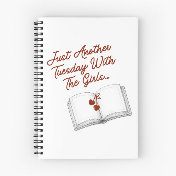 Item preview, Just Another Tuesday With The Girls Book Lover Humor, Introvert Reader Aesthetic, Book Club Meme, Dark Academia Reading Design designed and sold by SirensSageStone.