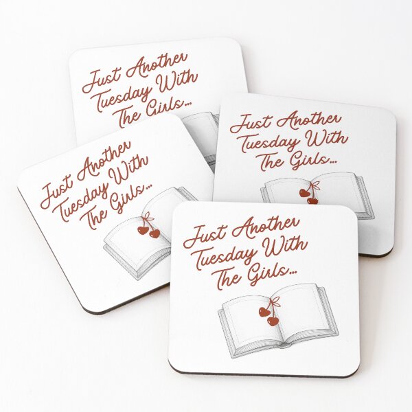 Item preview, Just Another Tuesday With The Girls Book Lover Humor, Introvert Reader Aesthetic, Book Club Meme, Dark Academia Reading Design designed and sold by SirensSageStone.