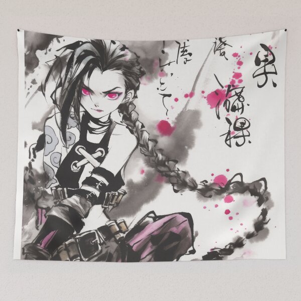Item preview, Jinx Sumi-e designed and sold by AnimeArsenalPrints.