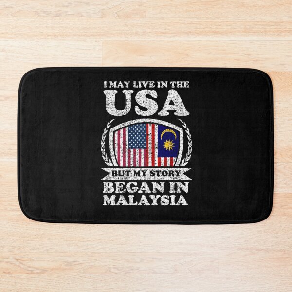 Item preview, I May Live In USA But My Story Began In Malaysia designed and sold by GabbyKash.