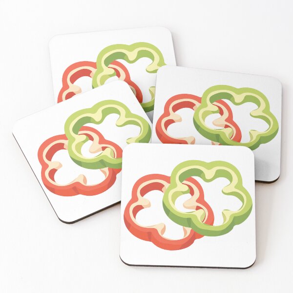 Item preview, Sliced Bell Pepper Rings  designed and sold by BetweenForms.