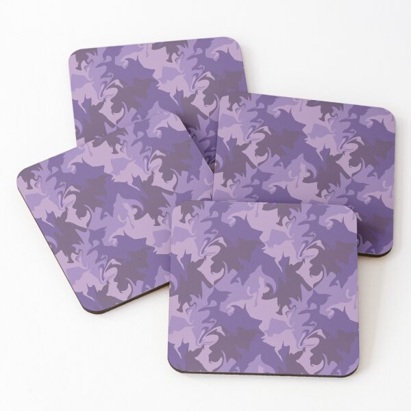 Item preview, Purple camouflage seamless repeating pattern designed and sold by SeamlessDsign.