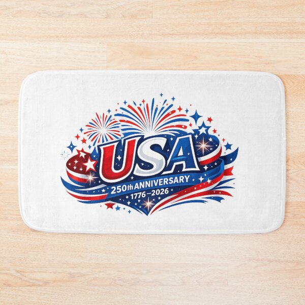 Item preview, USA 250th Anniversary Shirt 1776–2026 Patriotic Fireworks Design | America Semiquincentennial Red White Blue designed and sold by gillys.