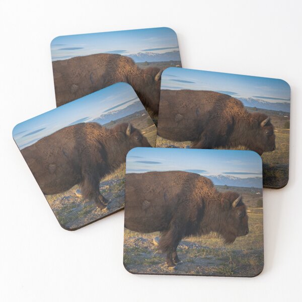 Item preview, American Bison and Mission Mountains designed and sold by InlandStyle.