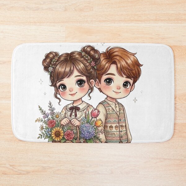 Item preview, The children picked flowers. designed and sold by PP&RAINBOW SHOP.