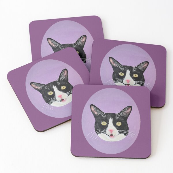 Item preview, Pablo the Tuxedo Cat Portrait designed and sold by Baileypaints.