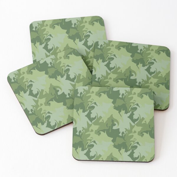 Item preview, Green camouflage seamless repeating pattern designed and sold by SeamlessDsign.
