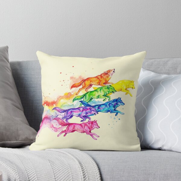 Item preview, Wolves running in colors designed and sold by Svamptant.