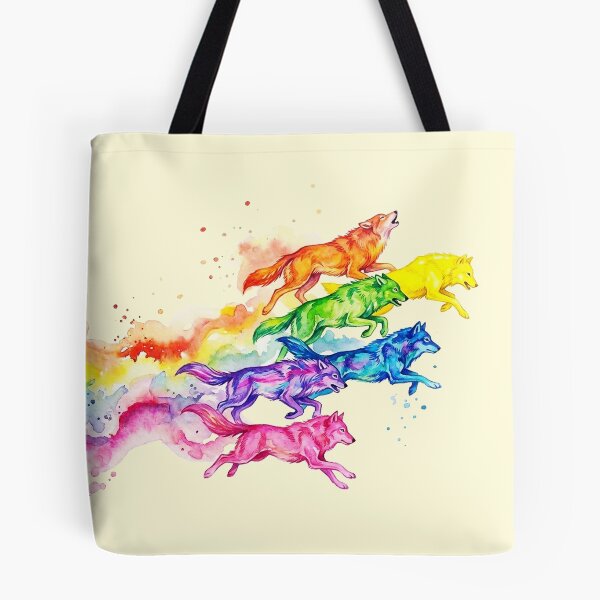 Item preview, Wolves running in colors designed and sold by Svamptant.