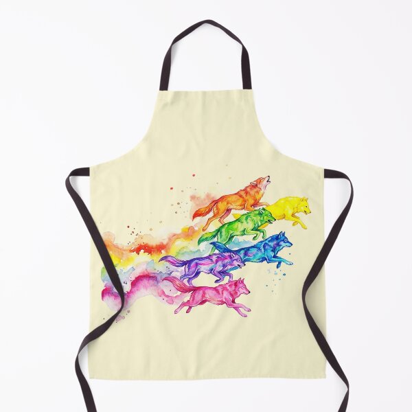 Item preview, Wolves running in colors designed and sold by Svamptant.
