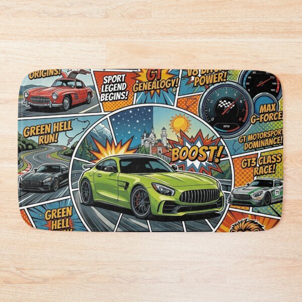 Item preview, Mercedes-AMG GT Pop Art Comic – V8 Biturbo Performance Design designed and sold by GT Garage.