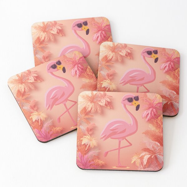 Item preview, Flamingo Vacation designed and sold by bubblyrainbow.