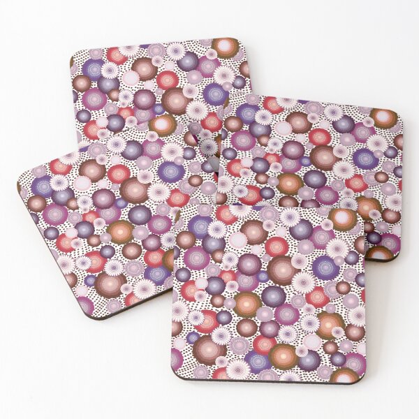 Item preview, Whimsical Dotted Meadow 1960s inspired designed and sold by phatlizzardart.