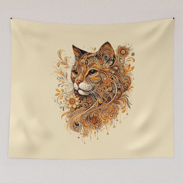Item preview, Floral Cat  designed and sold by Natart1004.