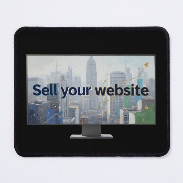 Item preview, Sell Your Website - Creative Digital Business Growth & Web Flipping Art designed and sold by Yasmine Mohammed.