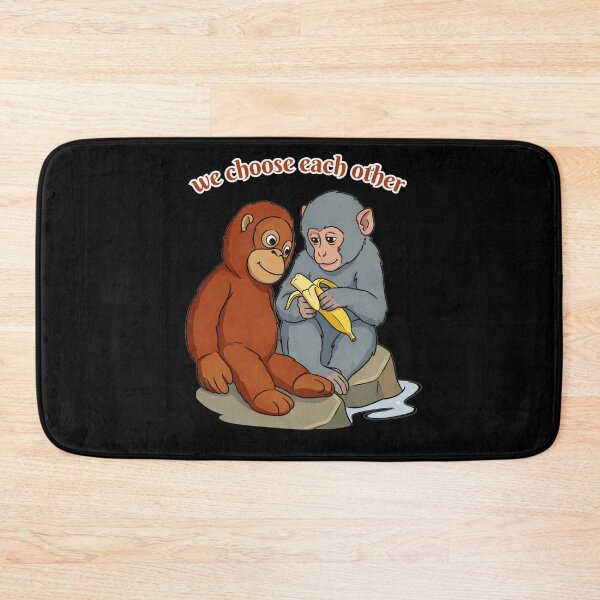 Item preview, Chosen Family – Emotional Support Monkey Illustration designed and sold by A-Szczesniak.