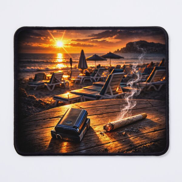 Item preview, Sunset Chill Vibes Beach | Dark Cinematic Edition designed and sold by WhyNotZuK.