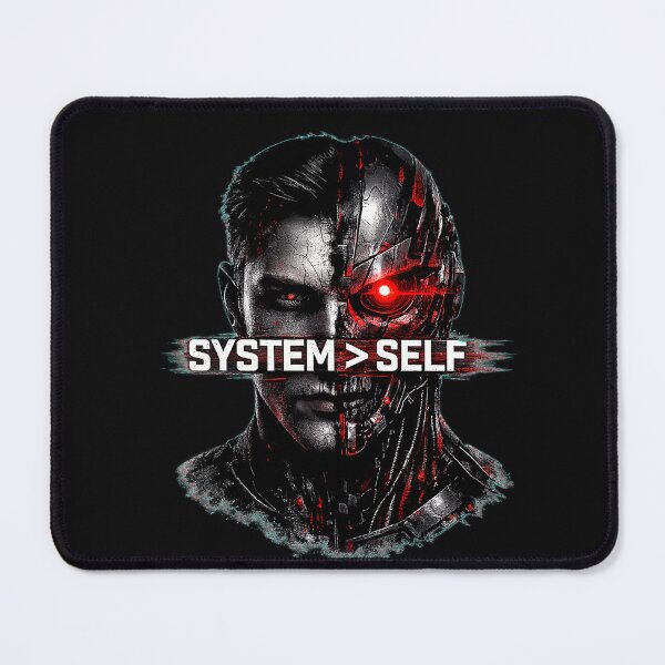 Item preview, AI Human vs Machine Shirt – Cyberpunk Dystopian Robot Design designed and sold by ZEBBEDE - Minimal Streetwear .