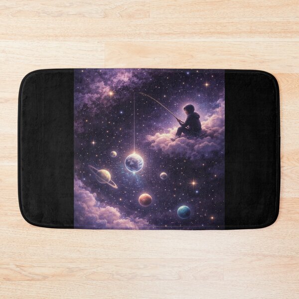 Item preview, Fishing for Planets – Cosmic Dreamscape designed and sold by CyrilloArt.