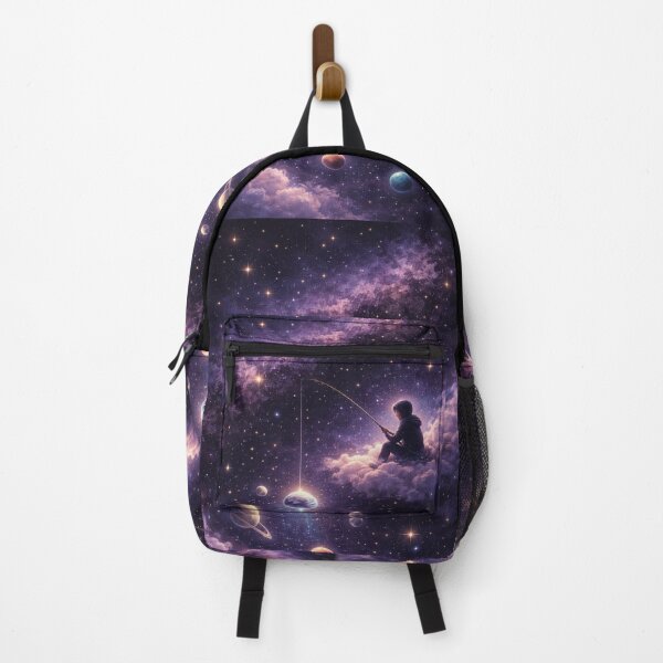 Item preview, Fishing for Planets – Cosmic Dreamscape designed and sold by CyrilloArt.