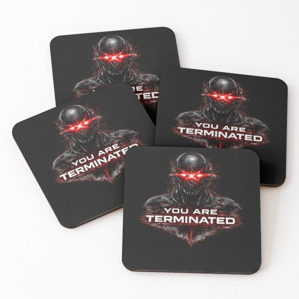 Item preview, You Are Terminated AI Shirt – Sci Fi Horror Robot Design designed and sold by ZEBBEDE - Minimal Streetwear .