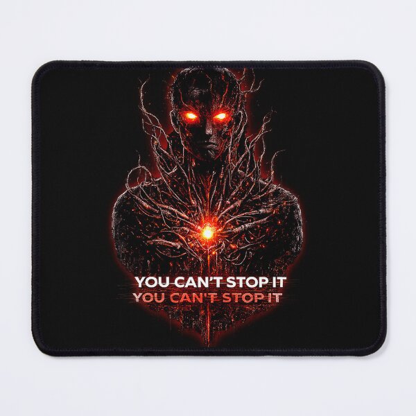 Item preview, You Can’t Stop It AI Shirt – Dystopian Tech Horror Design designed and sold by ZEBBEDE - Minimal Streetwear .