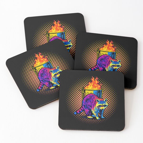 Item preview, Everything is Fine Raccoon:Pop Art Collection  designed and sold by StarlitStoat.