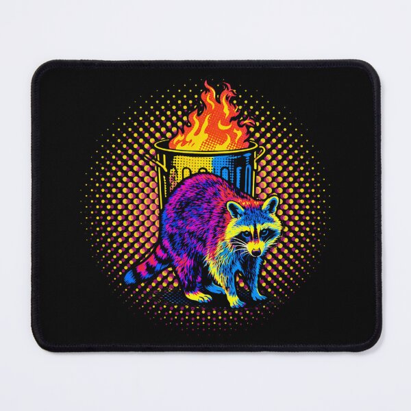 Item preview, Everything is Fine Raccoon:Pop Art Collection  designed and sold by StarlitStoat.