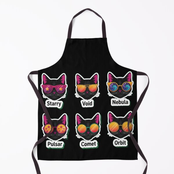 Item preview, Psychedelic Black Cat Mood Chart Infographic designed and sold by Cosmic Catnip Art.