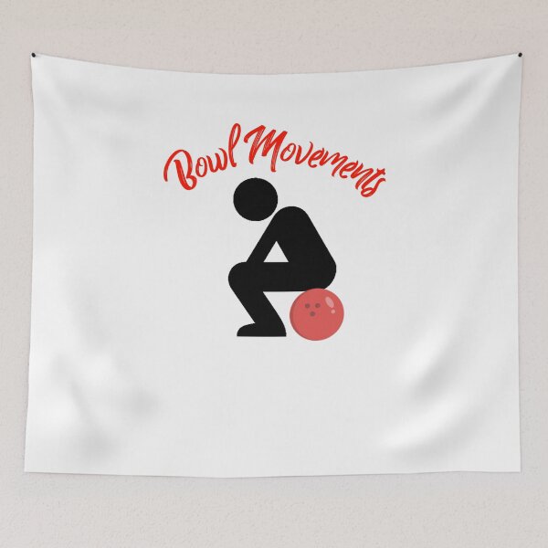 Item preview, Bowl Movements funny bowling t-shirt designed and sold by spinningvisions.