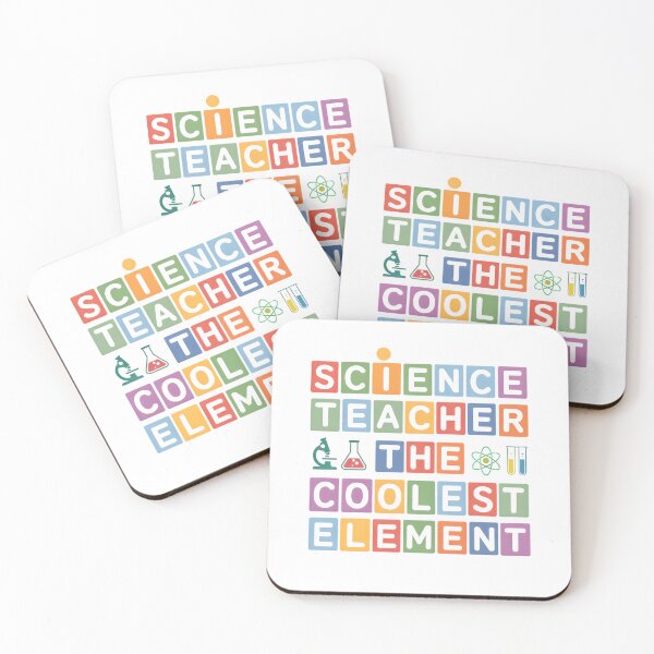 Item preview, Science Teacher The Coolest Element Colorful Block Letters Microscope Atom Gift Classic T-Shirt designed and sold by AnnDesignStudio.