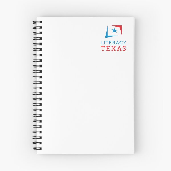 Item preview, Literacy Texas logo - small emblem version (red and blue, portrait) designed and sold by LiteracyTexas.