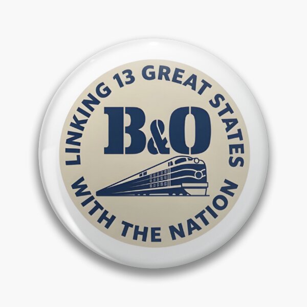 Item preview, Vintage B&O Railroad Linking 13 Great States Emblem designed and sold by CharlieDesings.