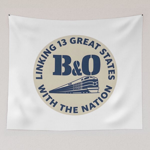 Item preview, Vintage B&O Railroad Linking 13 Great States Emblem designed and sold by CharlieDesings.